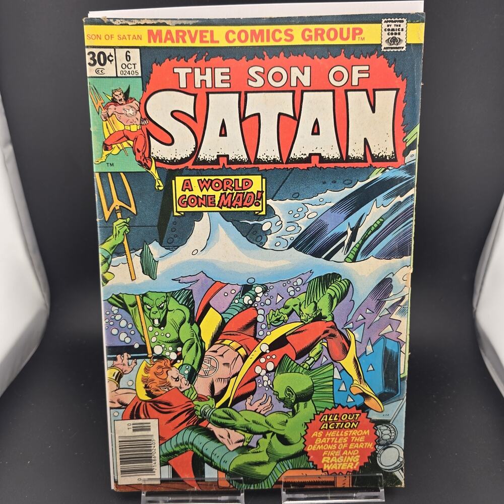 Son of Satan #6 Marvel Comics 1976 Mid/Low Grade Bronze Age Horror Reader Copy